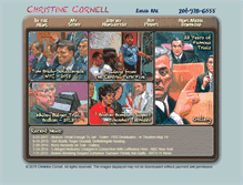 Tablet Screenshot of christinecornell.com